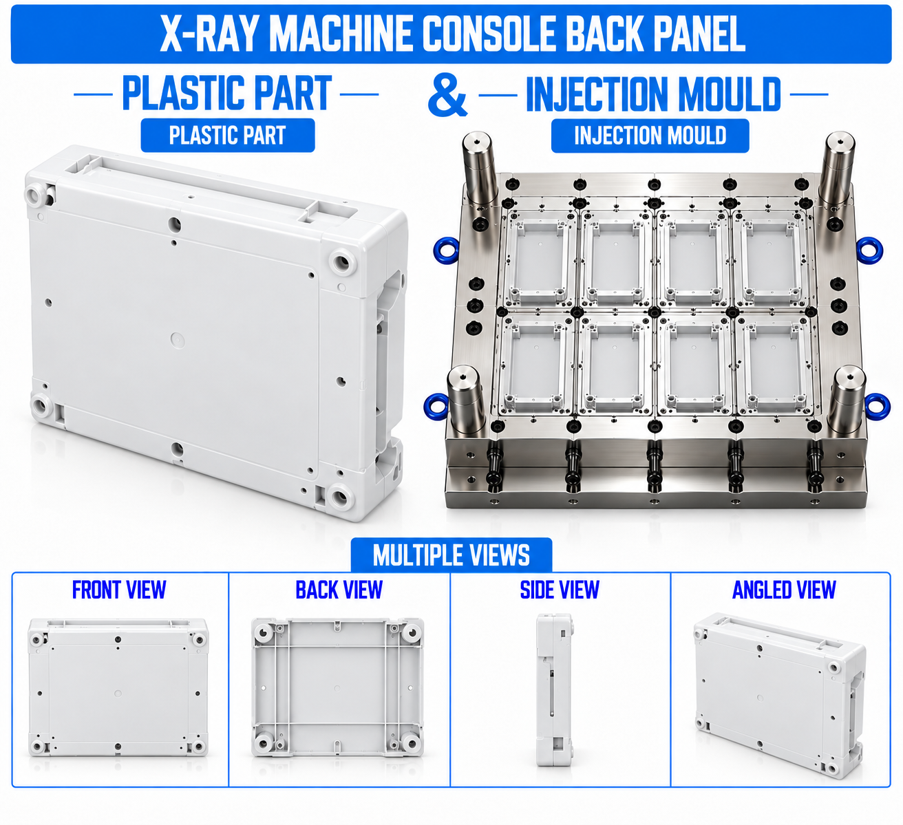 X-Ray Machine Plastic Console Back Panel Mould and Moulding Service